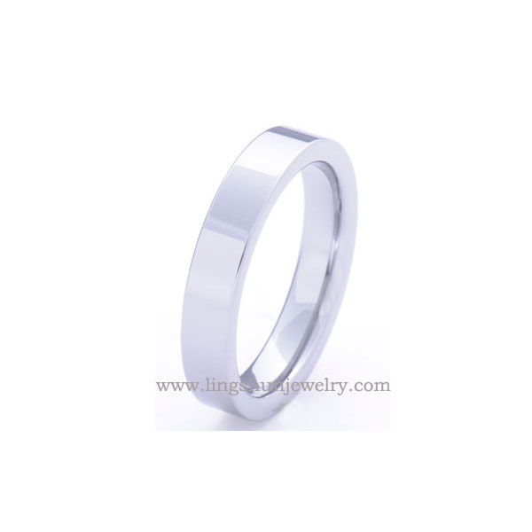 This is the classic, and best seller, tungsten wedding band
with satin finish center, and polished bevels.
Comfort fit